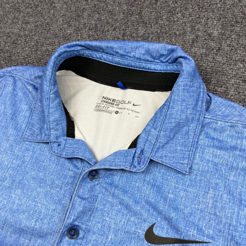 Nike Golf Dri-FIT Performance Ombre Blue Polo Shirt
